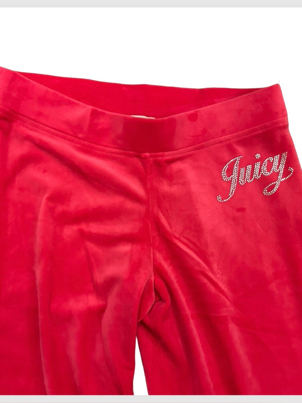 JUICY COUTURE VIXEN PINK BLING RHINESTONE SCRIPT VELOUR TRACKSUIT SWEATSUIT NWT - Picture 4 of 12